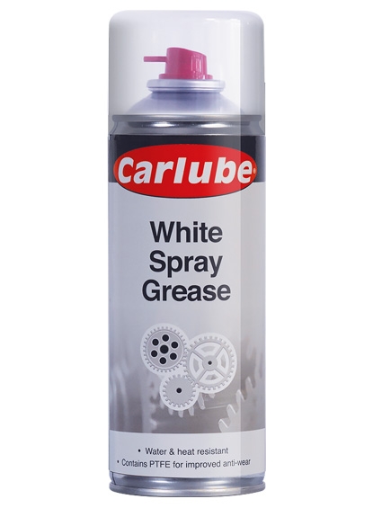 White grease spray with PTFE , 400 ml